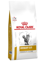 Сухой корм  Royal Canin Urinary S/O Moderate Calorie для кошек при МКБ предрасположенных к набору ли