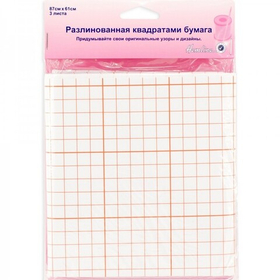 Бумага разлинованная квадратами 751 Hemline