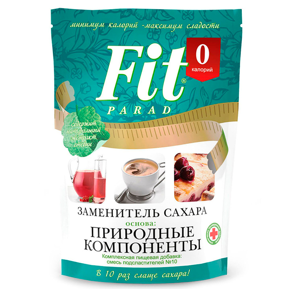 ФитПарад Заменитель сахара "ФитПарад №10" на основе эритрита (200 гр.)