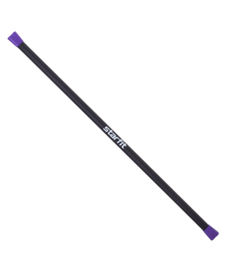 Бодибар BB-301, 6 кг, неопреновый, черный/фиолетовый