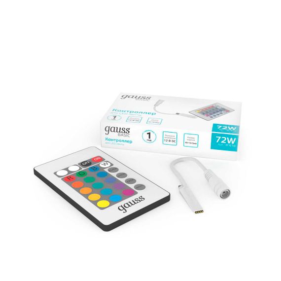 Контроллер RGB для светодиодной ленты Gauss Basic LED 12V 72W BT610