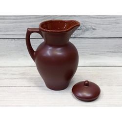 Кувшин 1,5 л с крышкой "Шелк-Доломит" d 12 см h21,5 см матовая керамика ПГ [1]