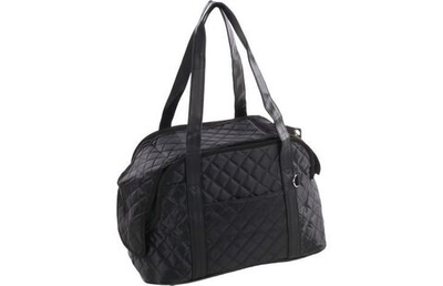 Сумка-переноска MERIDA 41 х 21 х 27 см, нейлон, стёганая, чёрный, Flamingo