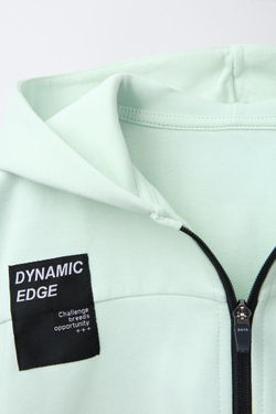 ZARA ЖИЛЕТ В СПОРТИВНОМ СТИЛЕ, ЦВЕТ МОРСКОЙ ВОЛНЫ