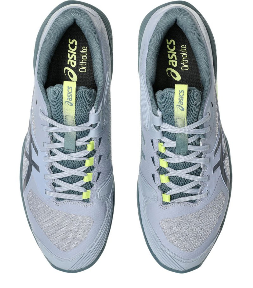 Мужские кроссовки теннисные Asics Solution Speed FF 4 Clay - grey blue/ironclad