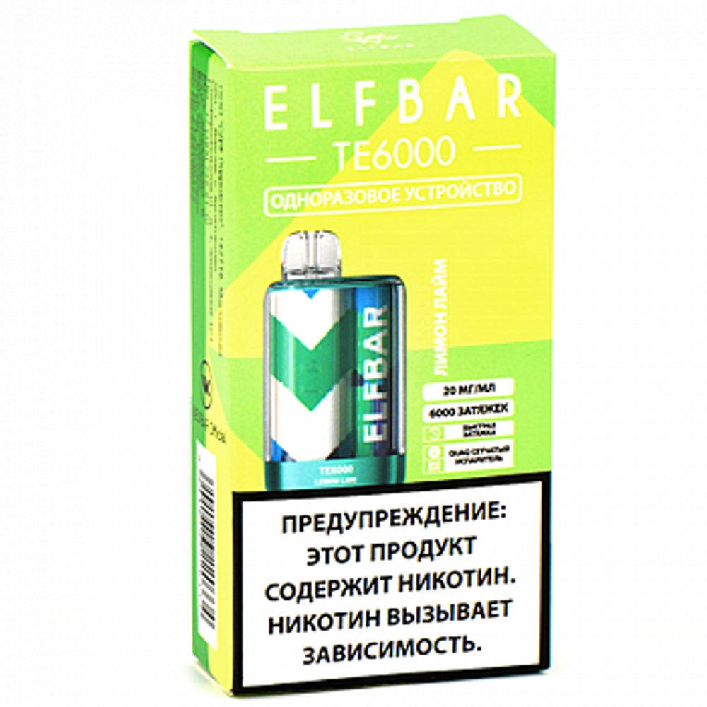 М. ELFBAR TE6к Лимон, лайм