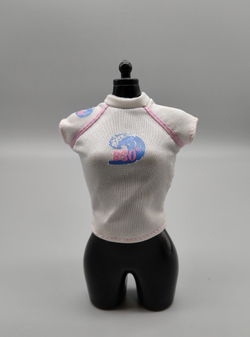 Одежда для куклы Барби винтаж футболка 0427