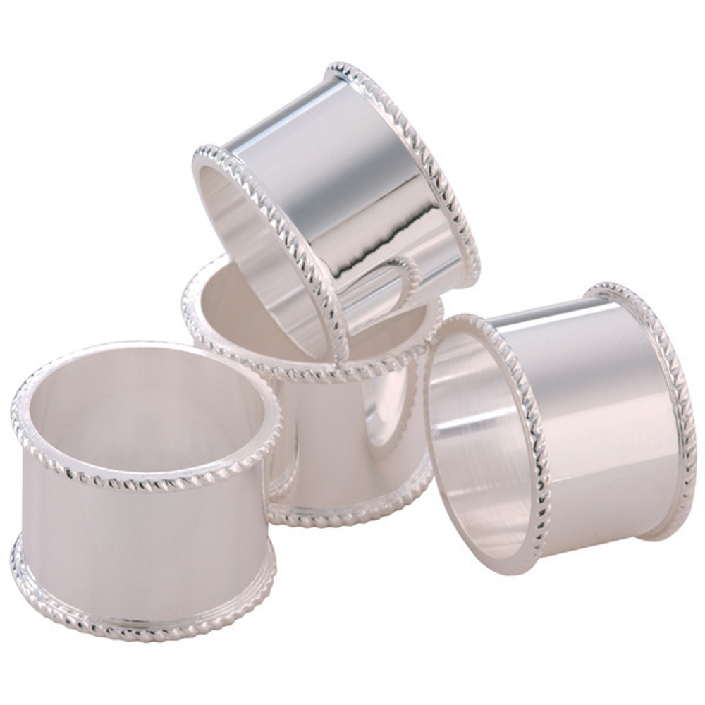 Набор колец для салфеток Arthur Price Бид посеребрение 4шт подарочная коробка