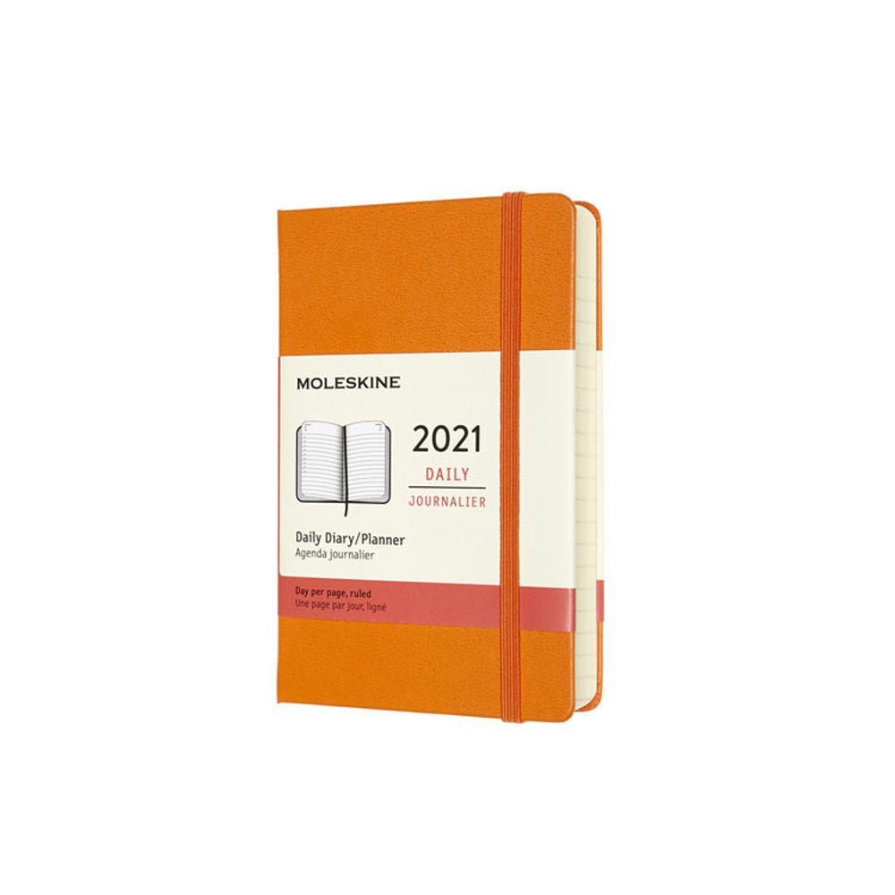 Ежедневник Moleskine Classic Pocket оранжевый (DHN112DC2)