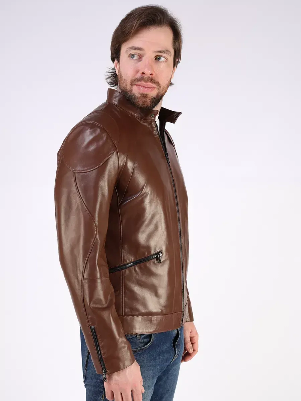 Кожаная куртка демисезонная Турция