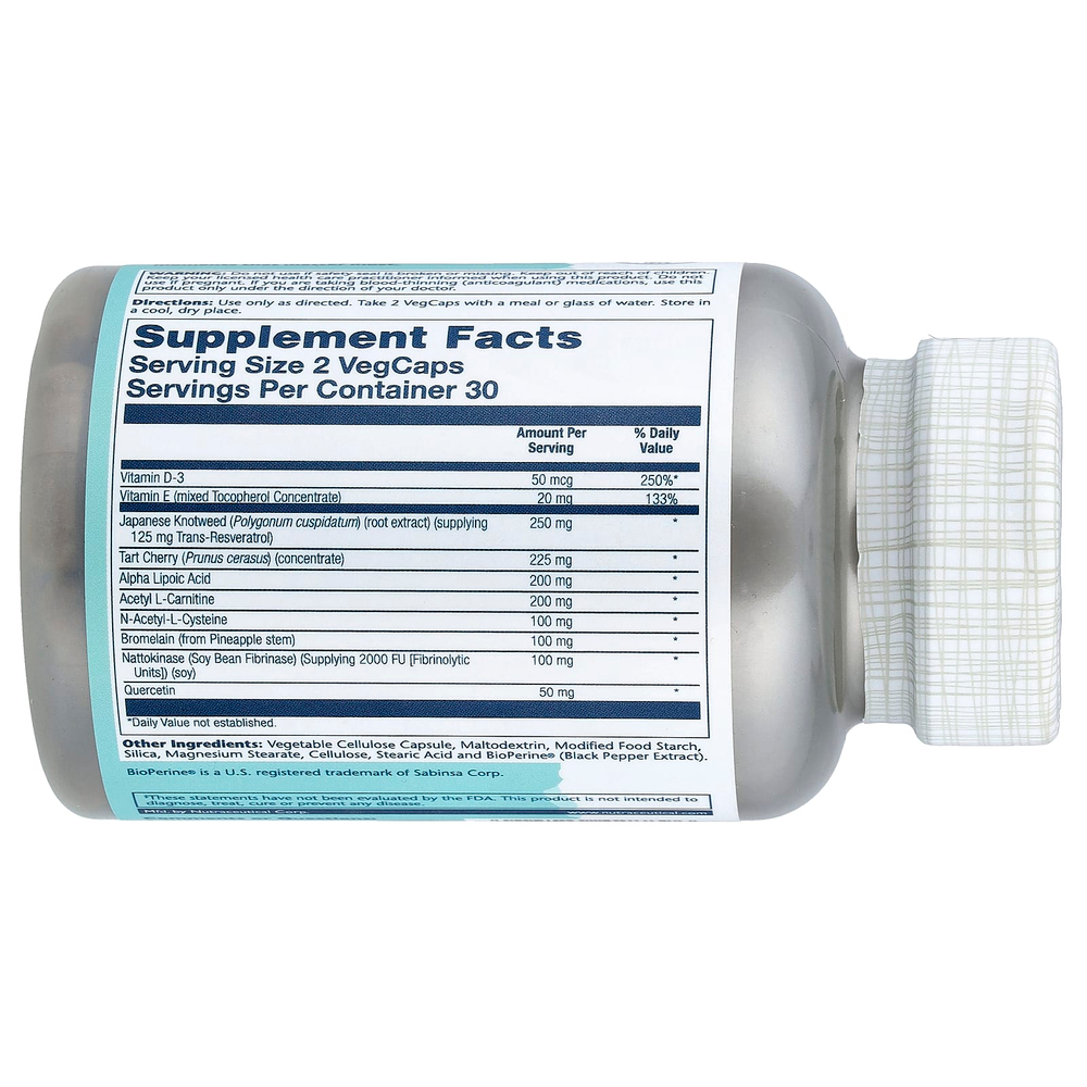 Solaray, Альфа-липоевая кислота ацетил L-карнитина, 60 растительных капсул