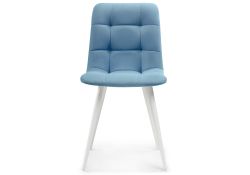 Стул на металлокаркасе Чилли К голубой / белый