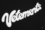 Футболка Vetements "Sweet Logo" черная