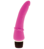 Розовый вибратор-реалистик PURRFECT SILICONE CLASSIC 6.8INCH - 17,5 см. (Цвет: розовый)