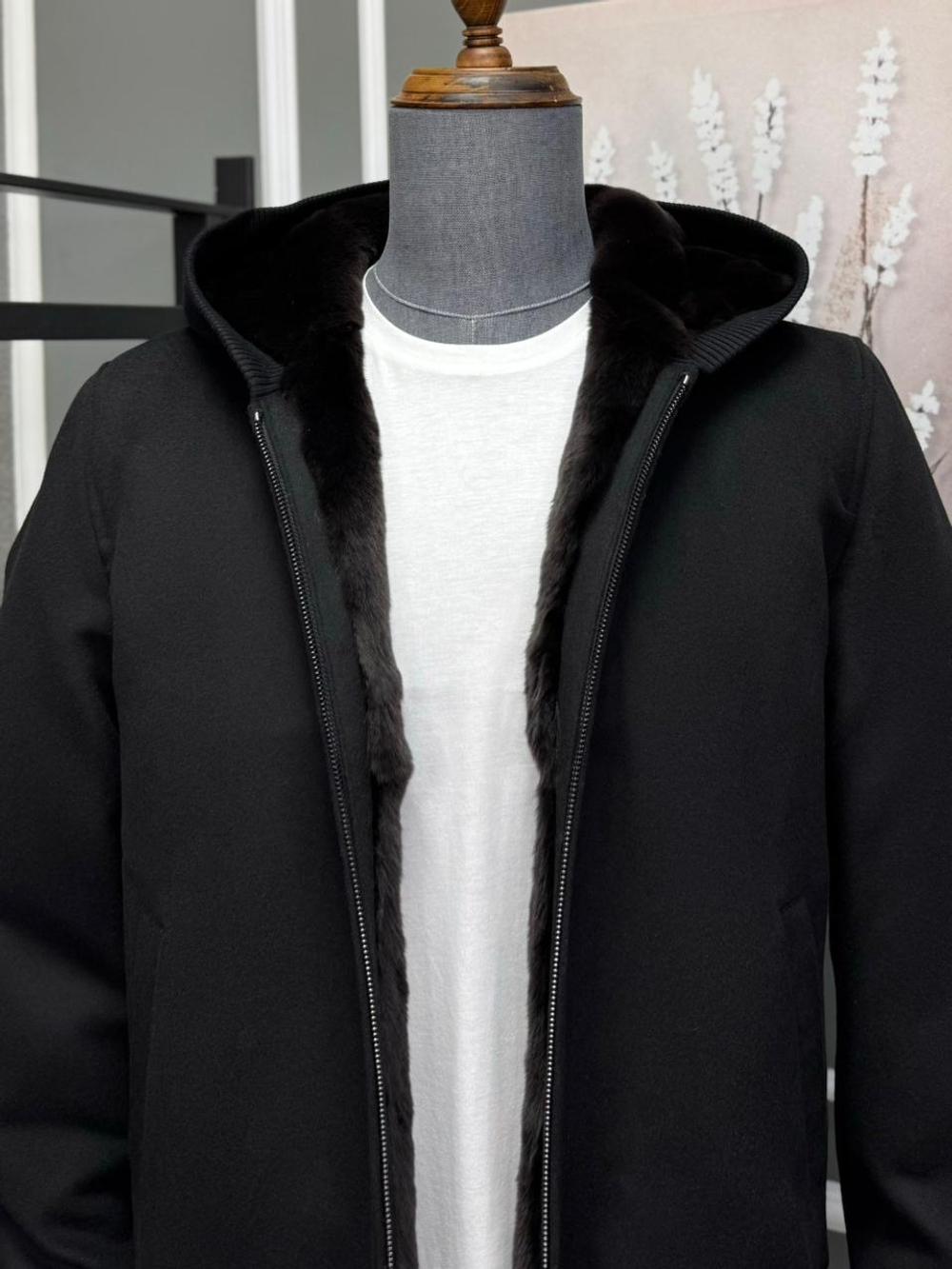 Бомбер с мехом Loro Piana