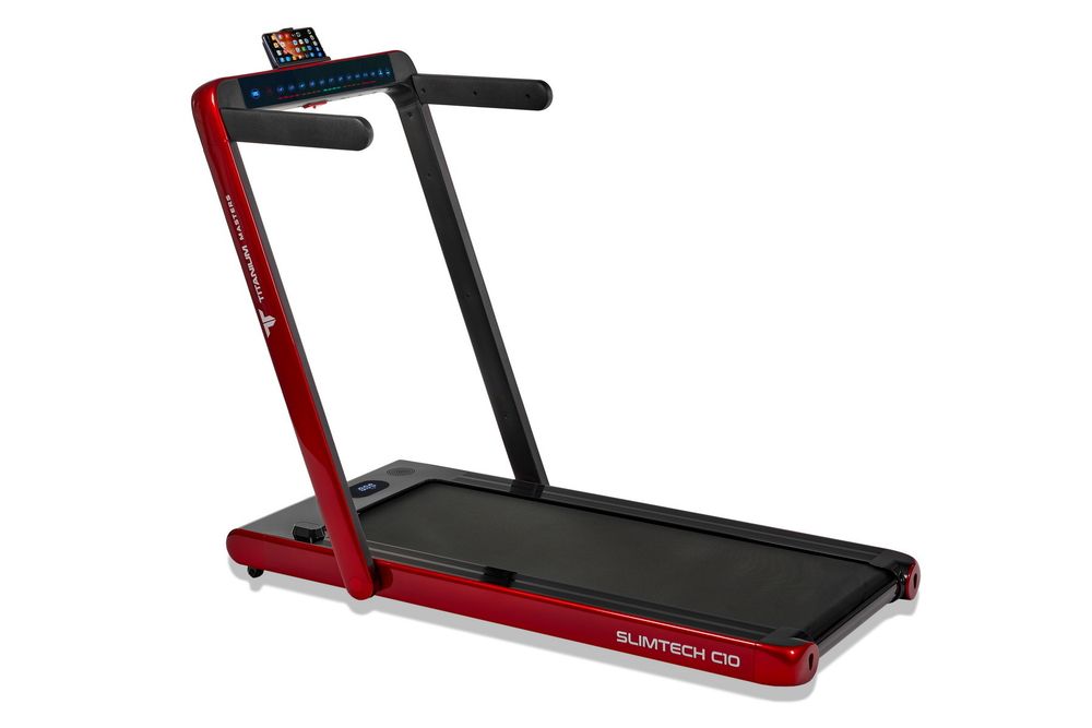 Беговая дорожка Titanium Masters Slimtech C10 (красная, коричневая)