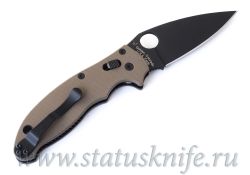 Нож Spyderco Manix 2 C101GPBNBK2 Earth Brown G-10 DLC M390фотография - 4