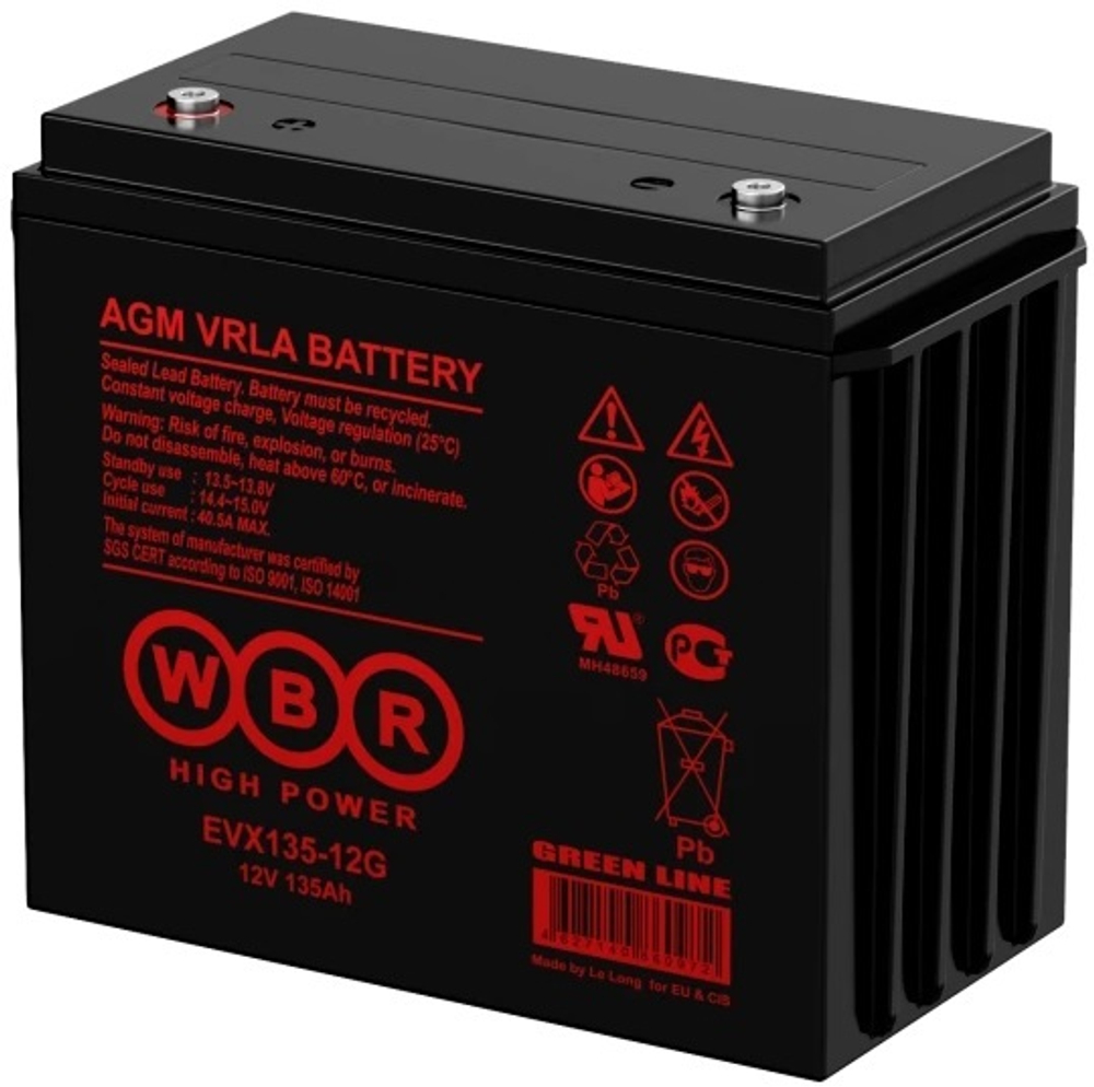 Аккумулятор  WBR EVX135-12G WBR
