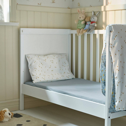IKEA GULDVÄVARE  (ИКЕА ГУЛДВÄВАРЕ)  -  Детская простыня, темно-желтая/синяя, 60x120 см