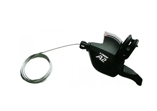 Шифтер L-TWOO SL-V4007-3W, левый, 3 скорости, индикатор, трос 2050мм, черный, совместим с Shimano