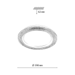 Потолочный светодиодный светильник Sonex VENDY 7782/DL