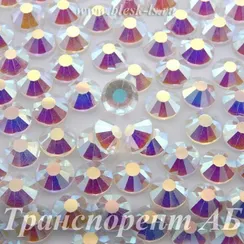 ЛС Стразы холодной фиксации, Транспарент АБ (без фольги)