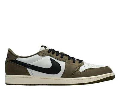 Кроссовки Air Jordan 1 Low Medium Olive/Summit White/Sail/Black