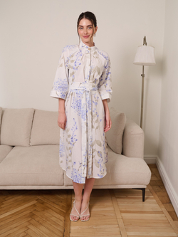 Платье кимоно с поясом