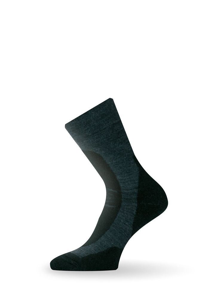 Носки Lasting TKN 800, polypropylene+nylon, серо-зеленый с черной вставкой, размер L , TKN800-L