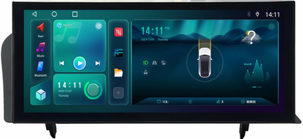 Магнитола для Lexus RX 2008-2015 (тип C) - Carmedia HP-1211-C монитор 12.5" в стиле LEXUS на Android 12, TS10, CarPlay, 4G SIM-слот