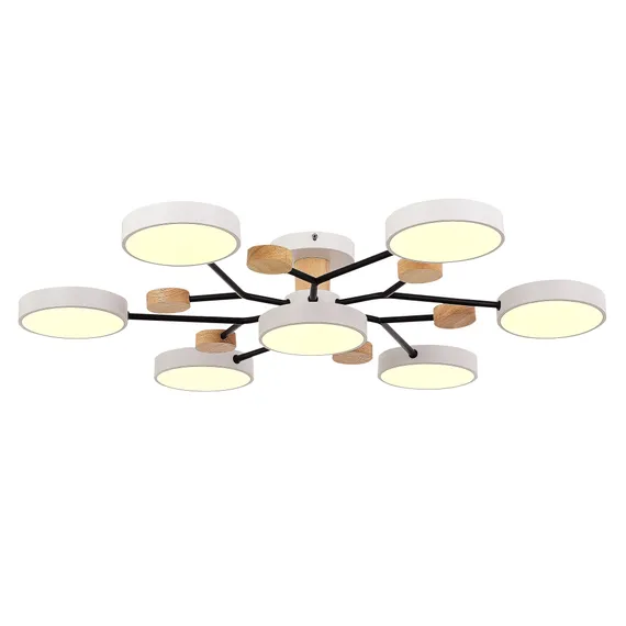 SLE6006-502-07 Светильник потолочный Белый/Белый LED 7*12W 3000K/4500K/6000K ФАЭМА