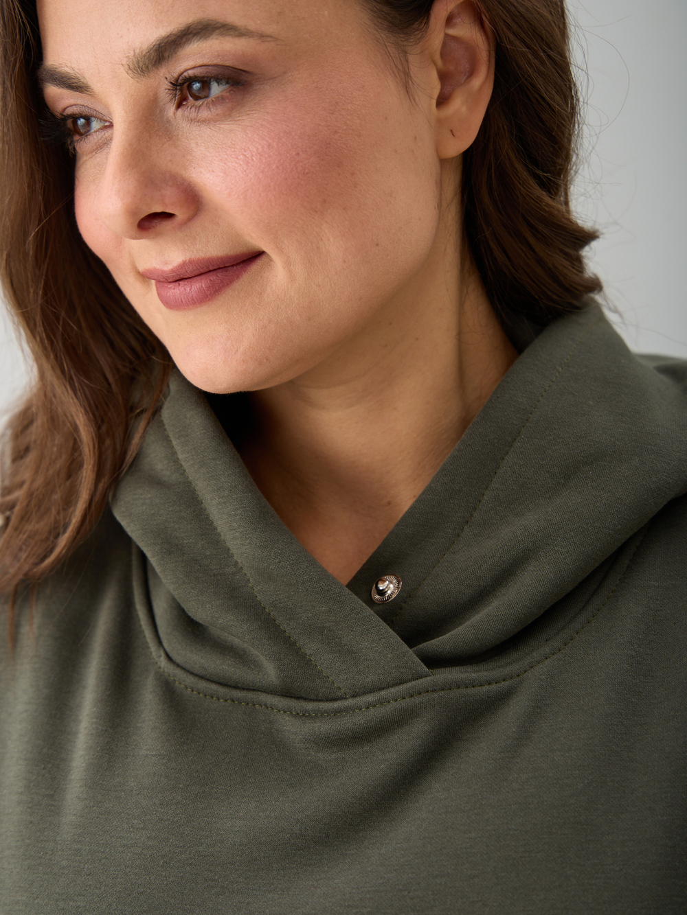 Костюм с брюками КБис-091/хаки-п