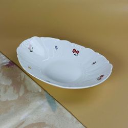 Lenardi 109-207 Овальное блюдо 30см КРОКУС в под.уп.(х12)Фарфор