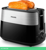 Тостер Philips HD2516 черный/стальной