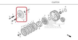 22350-KYJ-902. PLATE COMP., CLUTCH PRESSURE