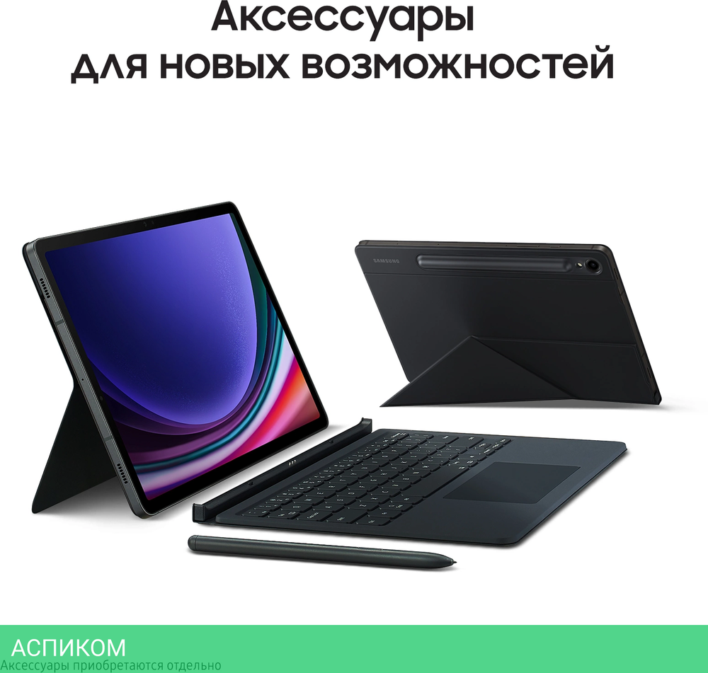 Планшет Samsung Galaxy Tab S9 12/256Gb LTE Gray (SM-X716BZAECAU)