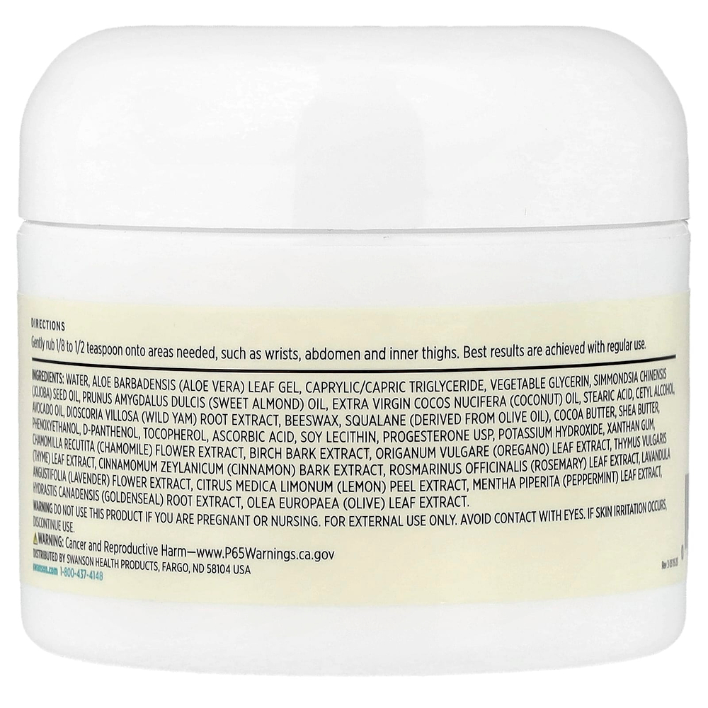 Swanson, Крем из дикого ямса, 59 мл (2 жидк. унц.)