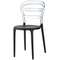 Стул Miss Bibi черный/прозрачный | Siesta Contract | Турция