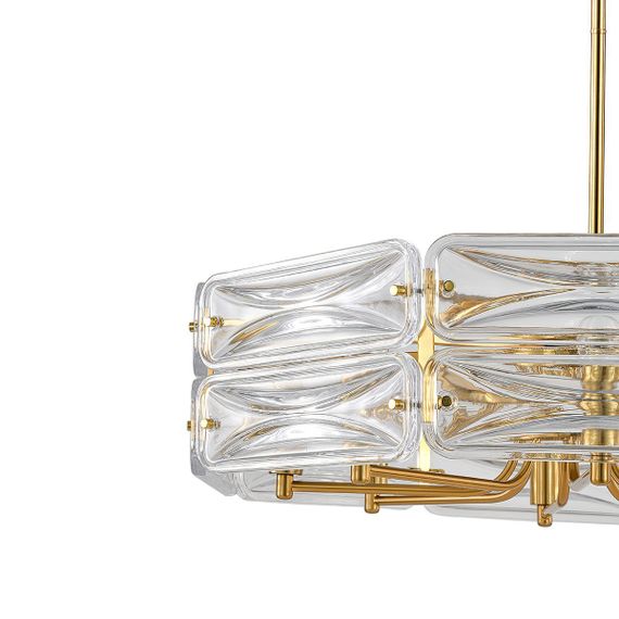 Подвесная люстра Indigo Zaffiro V12046/8P Brass V000499