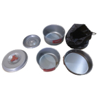 Набор туристической посуды из алюминия RockLand C560-HA (2 котелка и сковорода)