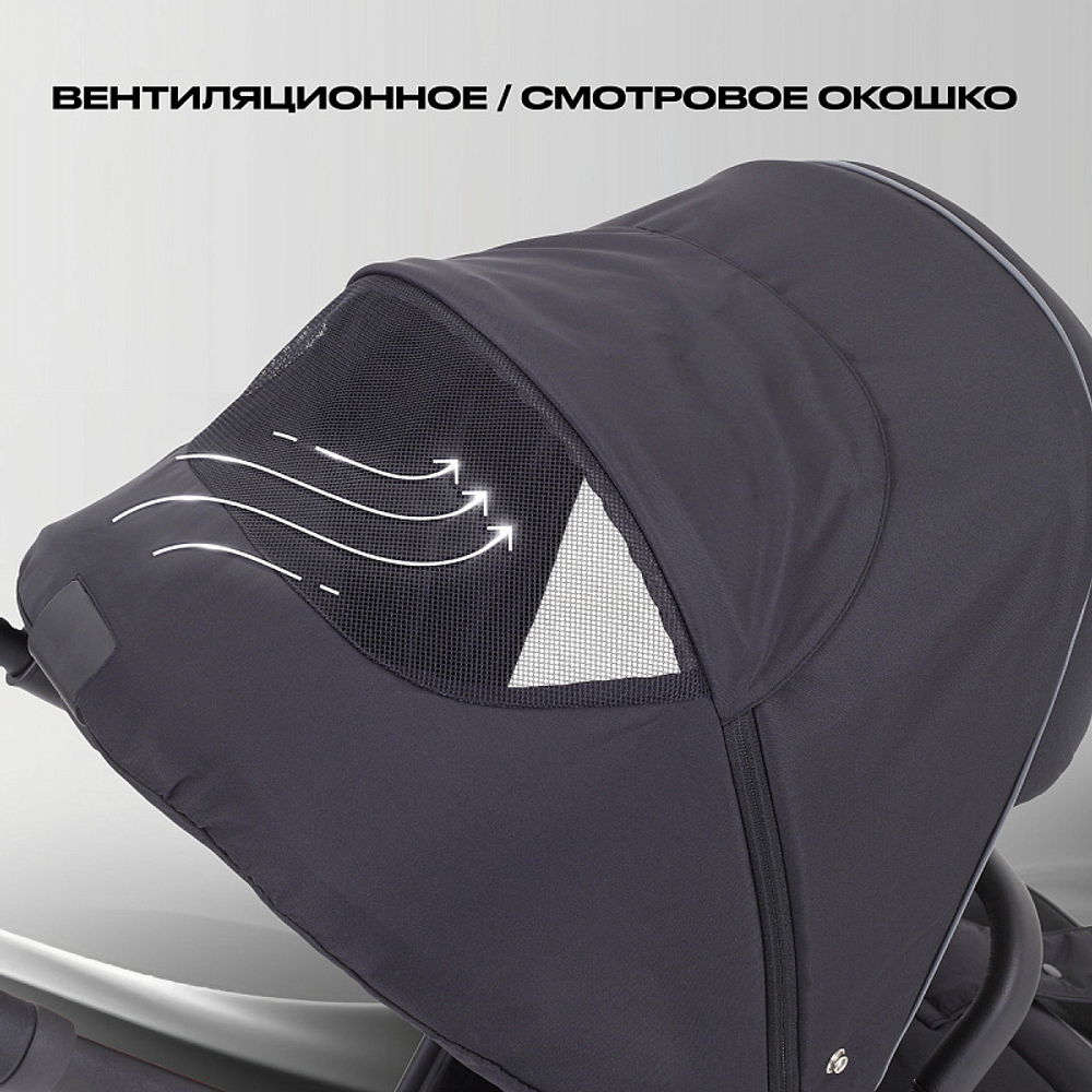 Детская коляска Rant Flex 3 в 1 RA077 Black