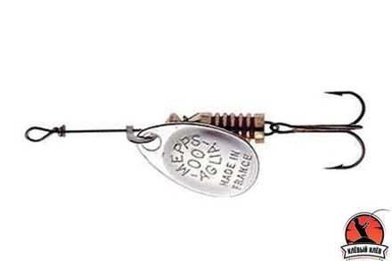 Блесна вращ. Mepps AGLIA  00, SILVER