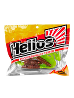 Твистер Helios Din 3,11"/7,9см Electric green 6шт. (HS-33-007)