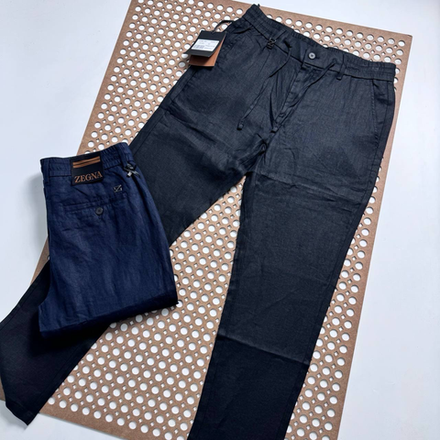 Льняные брюки Zegna