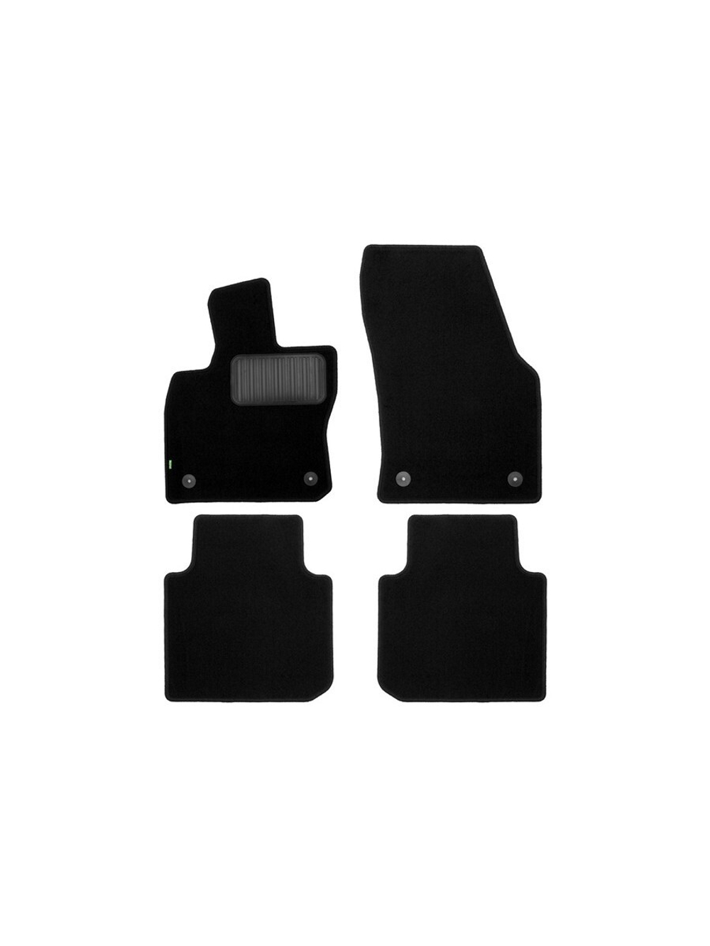 Коврики в салон для SKODA Kodiaq, 2016-, кроссовер, 4 шт. (текстиль) KLEVER02451901210KH