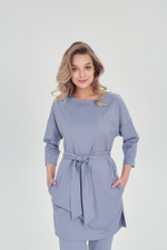 Блуза медицинская женская | Бл-365 3/4 либерти люкс