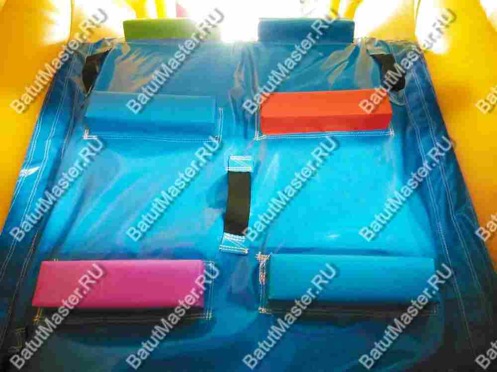 Надувной батут "Пожарная площадка" 6 4 2.8 м