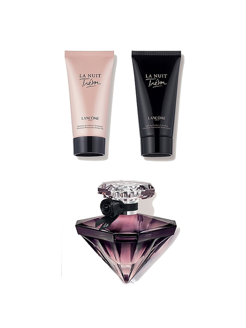 LANCOME TRESOR La Nuit lady set (50ml edp + 50ml b/lotion + 50ml sh/gel)