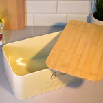 Хлебница "Арктик" 2в1 6л 34*18*12,5см, цвет бежевый