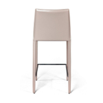 Стул полубарный Rolf, кожа капучино